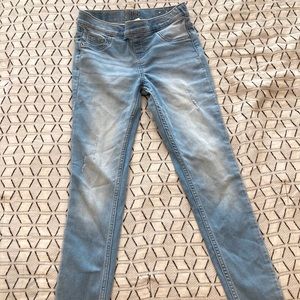 Justice high rise pull on jean legging